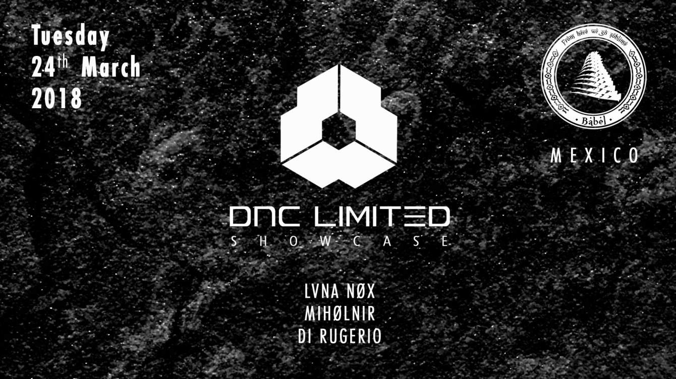 DNC Limited Showcase Mexico - フライヤー裏
