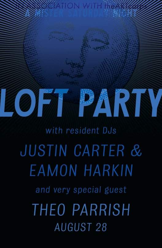 Mister Saturday Night Loft Party with Eamon Harkin, Justin Carter & Theo Parrish - Página trasera