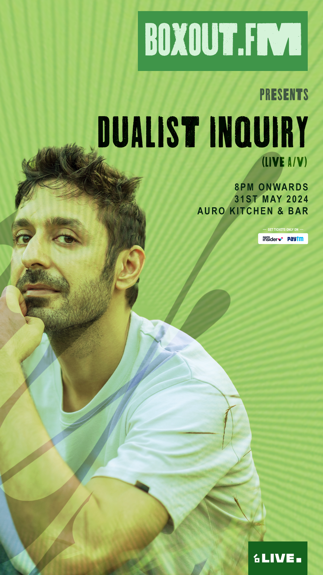 boxout.fm presents Dualist Inquiry (LIVE A/V) and Goya - Página frontal