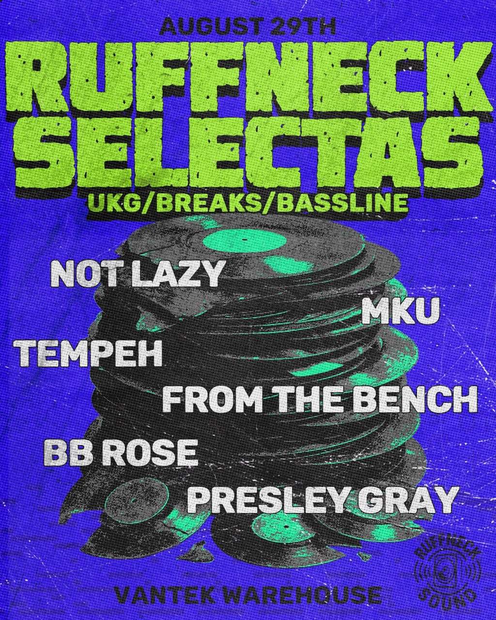 VANTEK X RUFFNECK: SELECTAS at Vantek Warehouse, Vancouver · Tickets