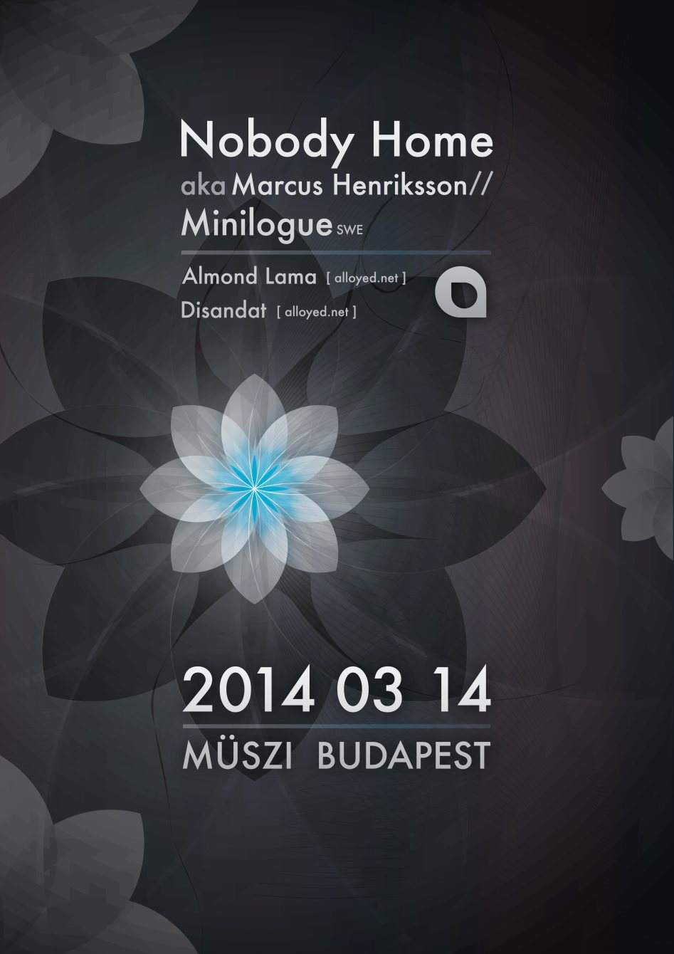 Nobody Home: Marcus Henriksson aka Minilogue - フライヤー表