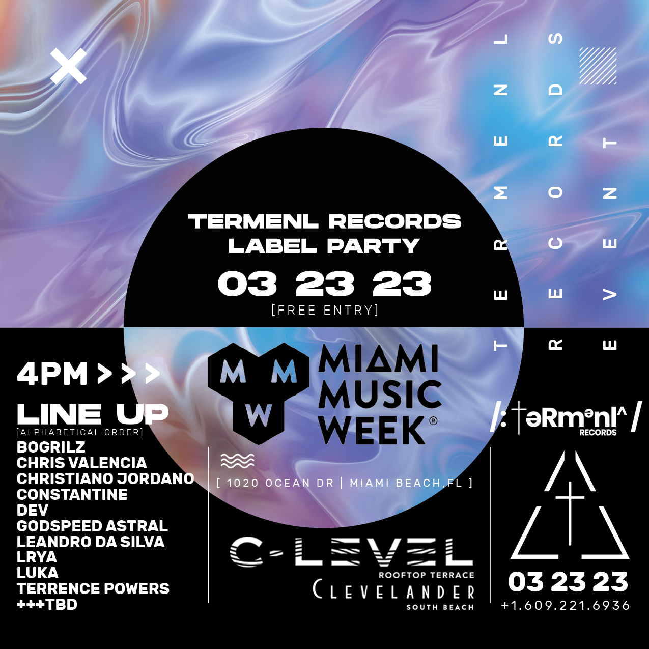Miami Music Week Termenl Records Label Party - Página frontal