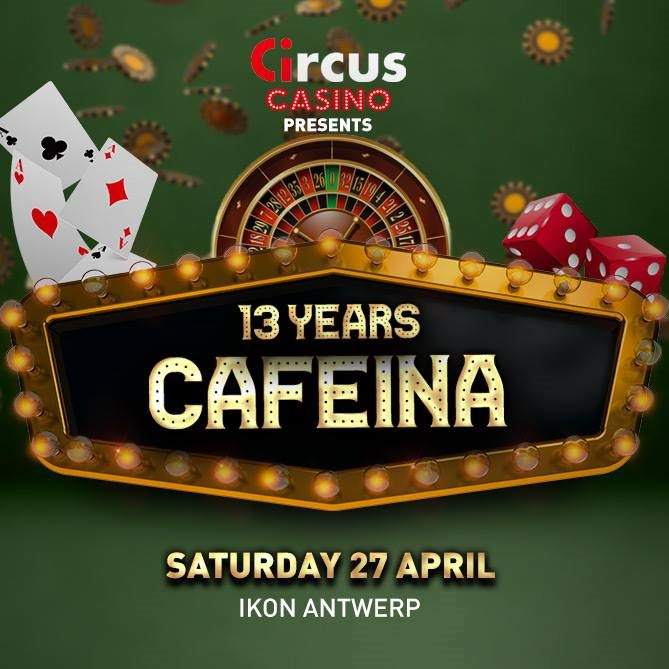 13 Years Cafeina - Decafeina - フライヤー表