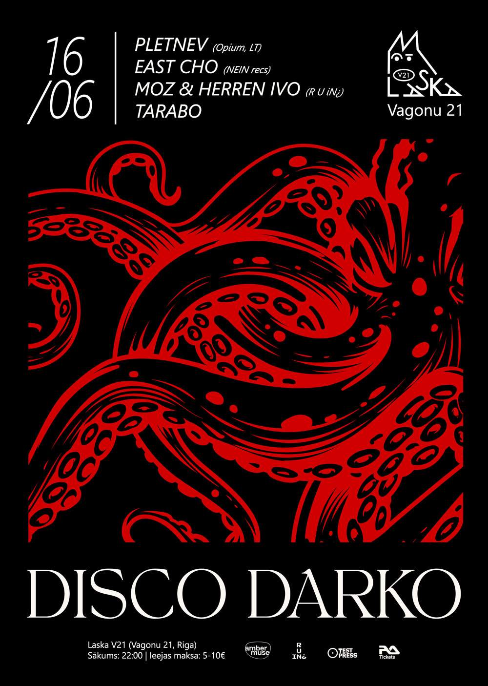 Disco Darko with Pletnev (Opium, LT) - Página frontal