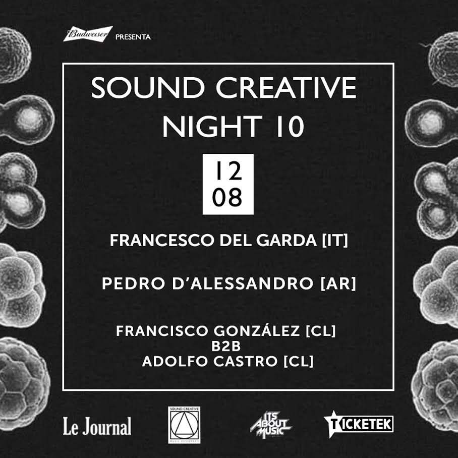 Sound Creative Night #10 - Página frontal