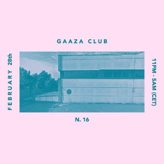 Gaaza Club - フライヤー表