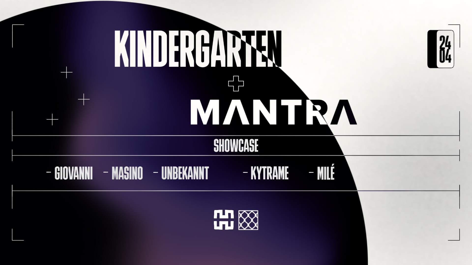 MANTRA and KINDER SHOWCASE - フライヤー表