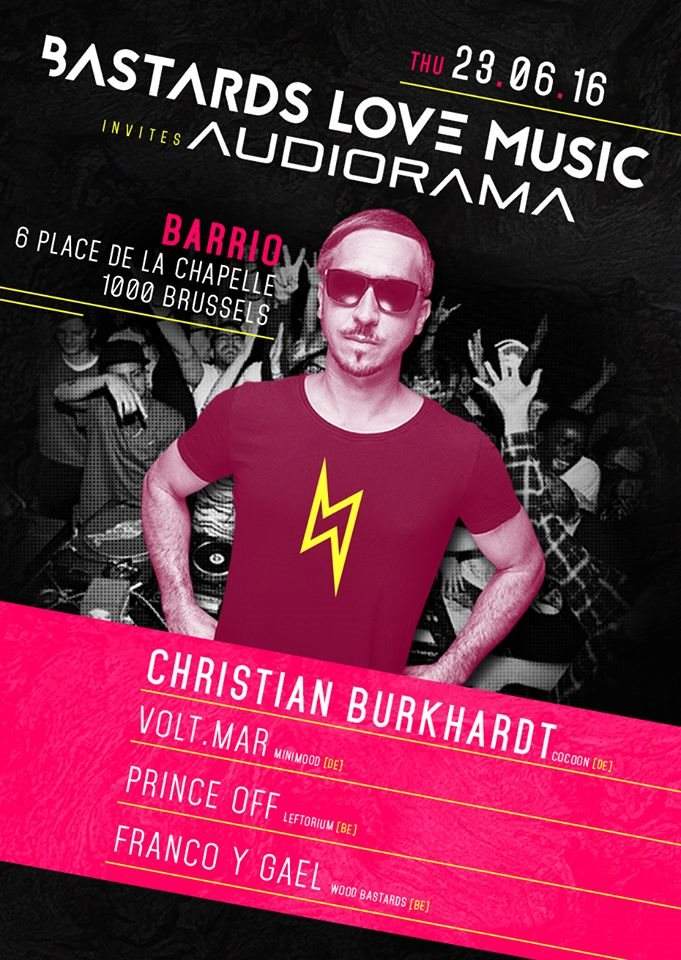 Bastards Love Music Invites Audiorama with Christian Burkhardt - フライヤー表
