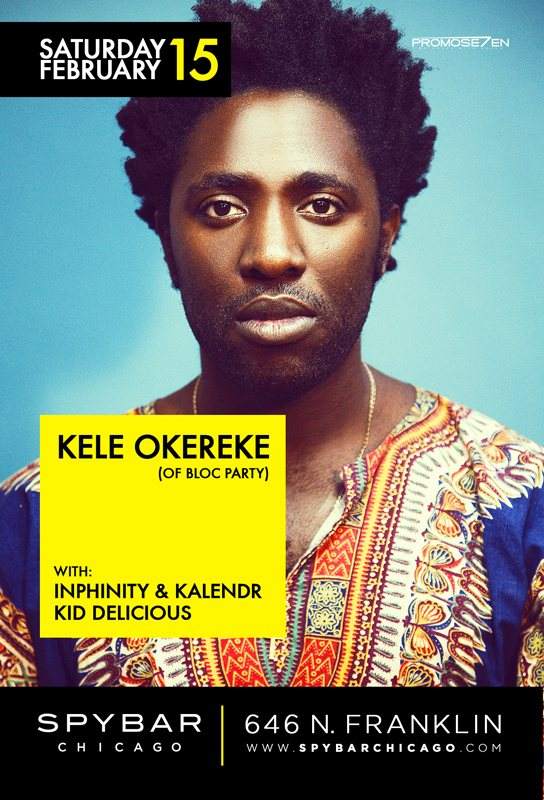 Kele Okereke - Inphinity & Kalendr - KID Delicious - Página frontal