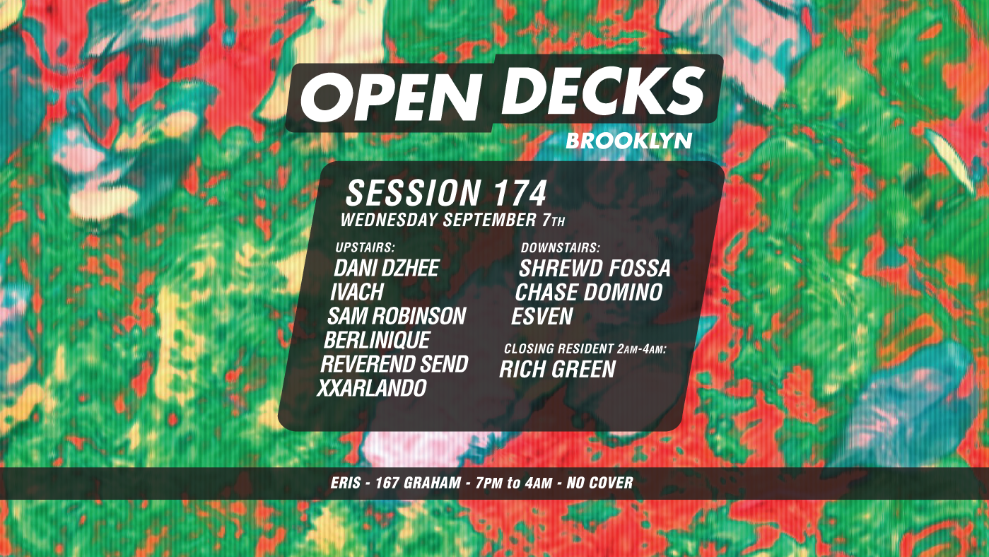 Open Decks Session 174 - Página frontal