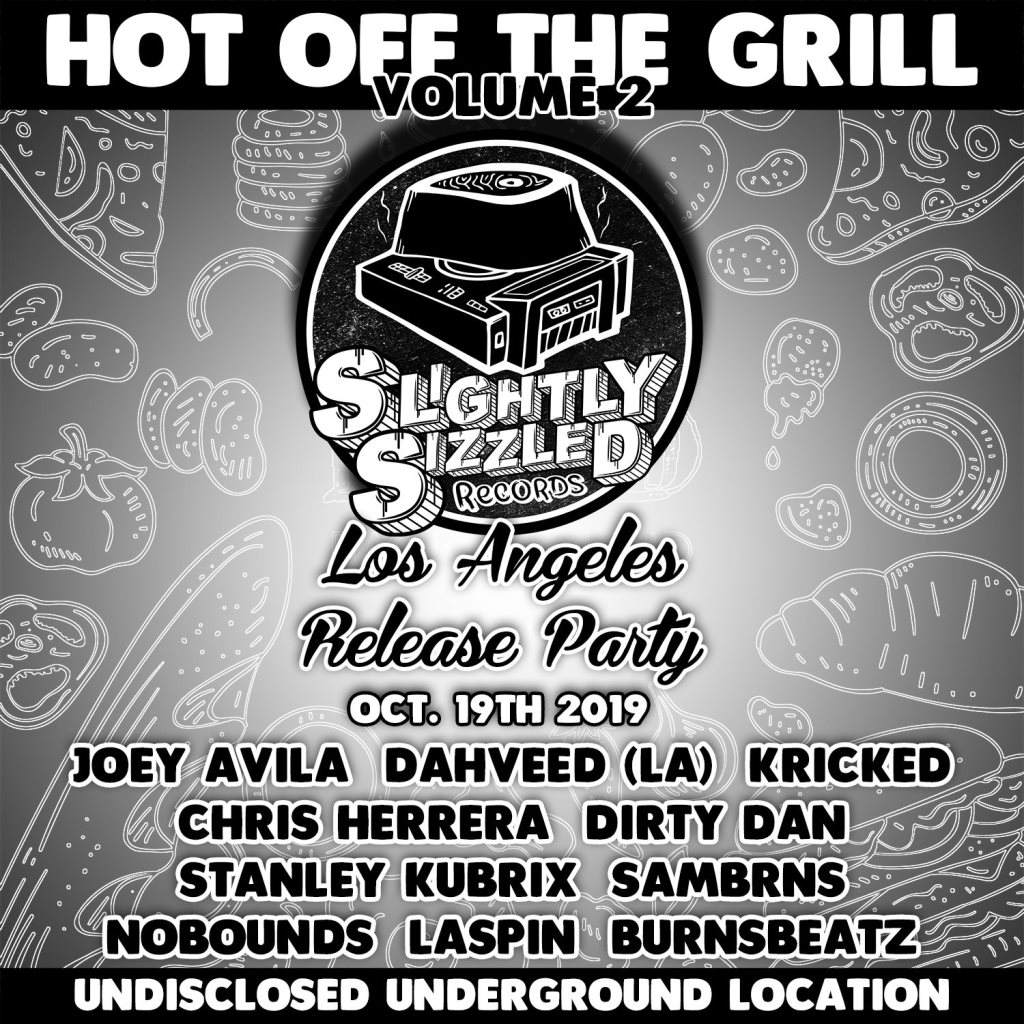 Slightly Sizzled Records LA Debut Warehouse Release Party - フライヤー表
