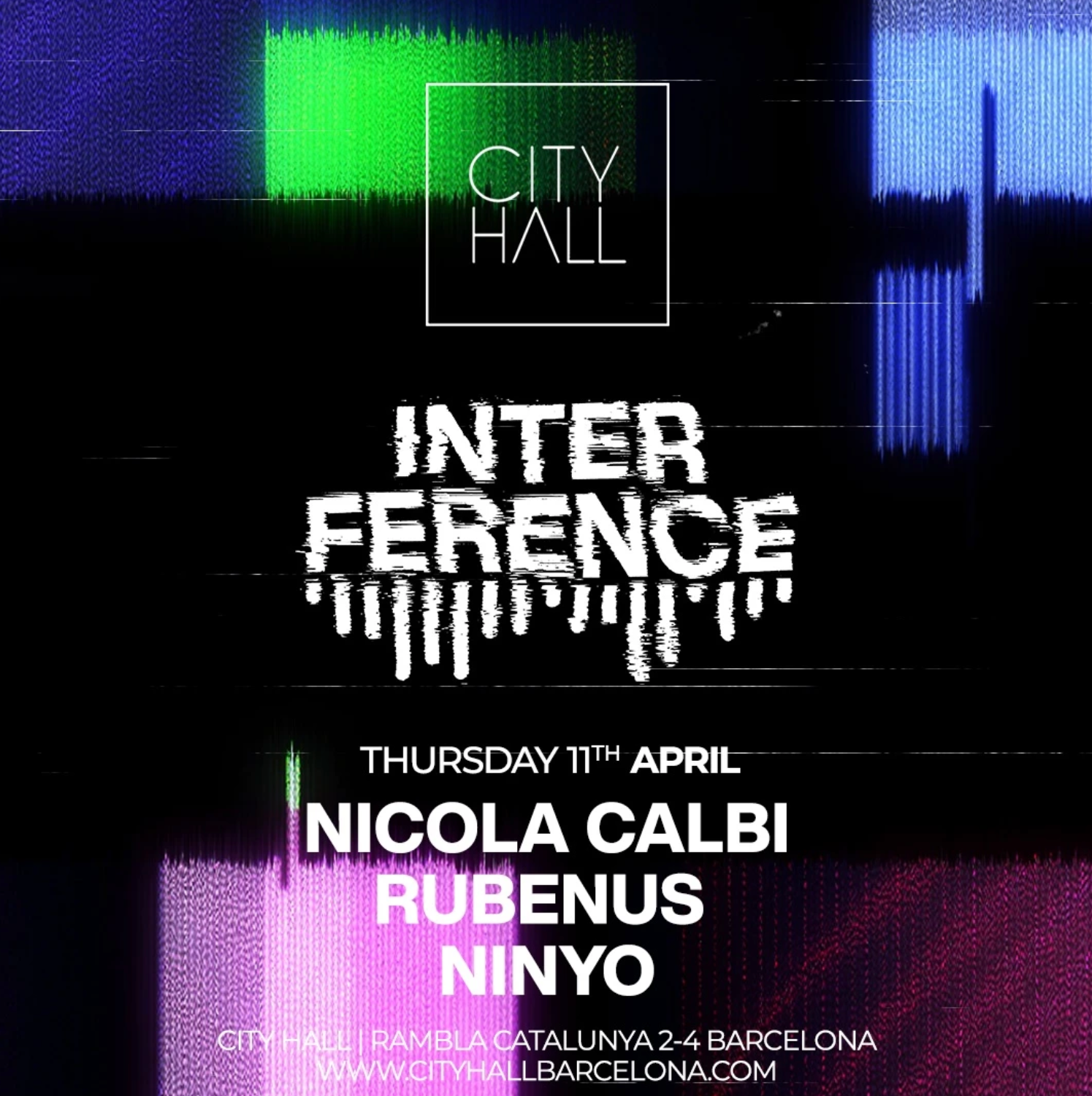 City Hall Thursday with INTERFERENCE ll LAST FREE - Página frontal