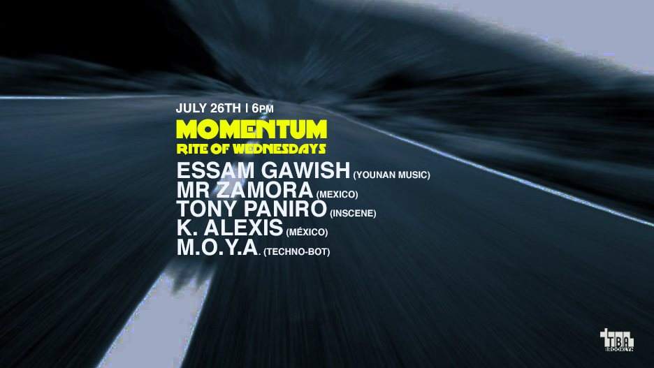 Momentum & RoW with Essam Gawish / Mr Zamora - Página frontal