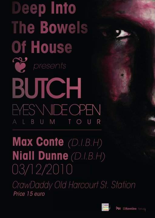 Butch 'Eyes Wide Open' Album Tour - Página frontal
