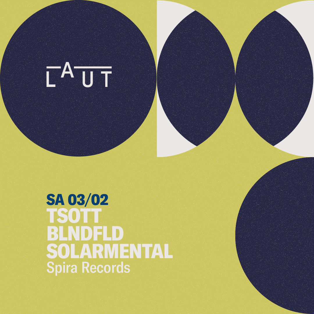Tsott + BLNDFLD + Solarmental [Spira Records] - フライヤー表