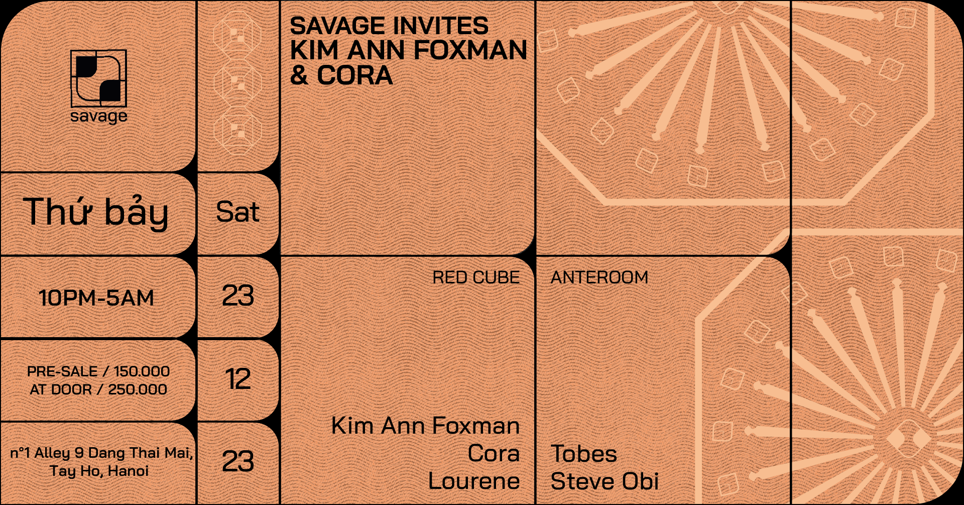 Savage Invites Kim Ann Foxman & Cora - Página trasera