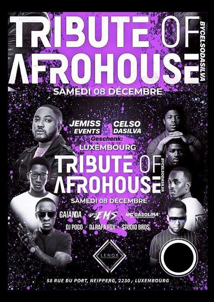 Tribute of Afrohouse - フライヤー表