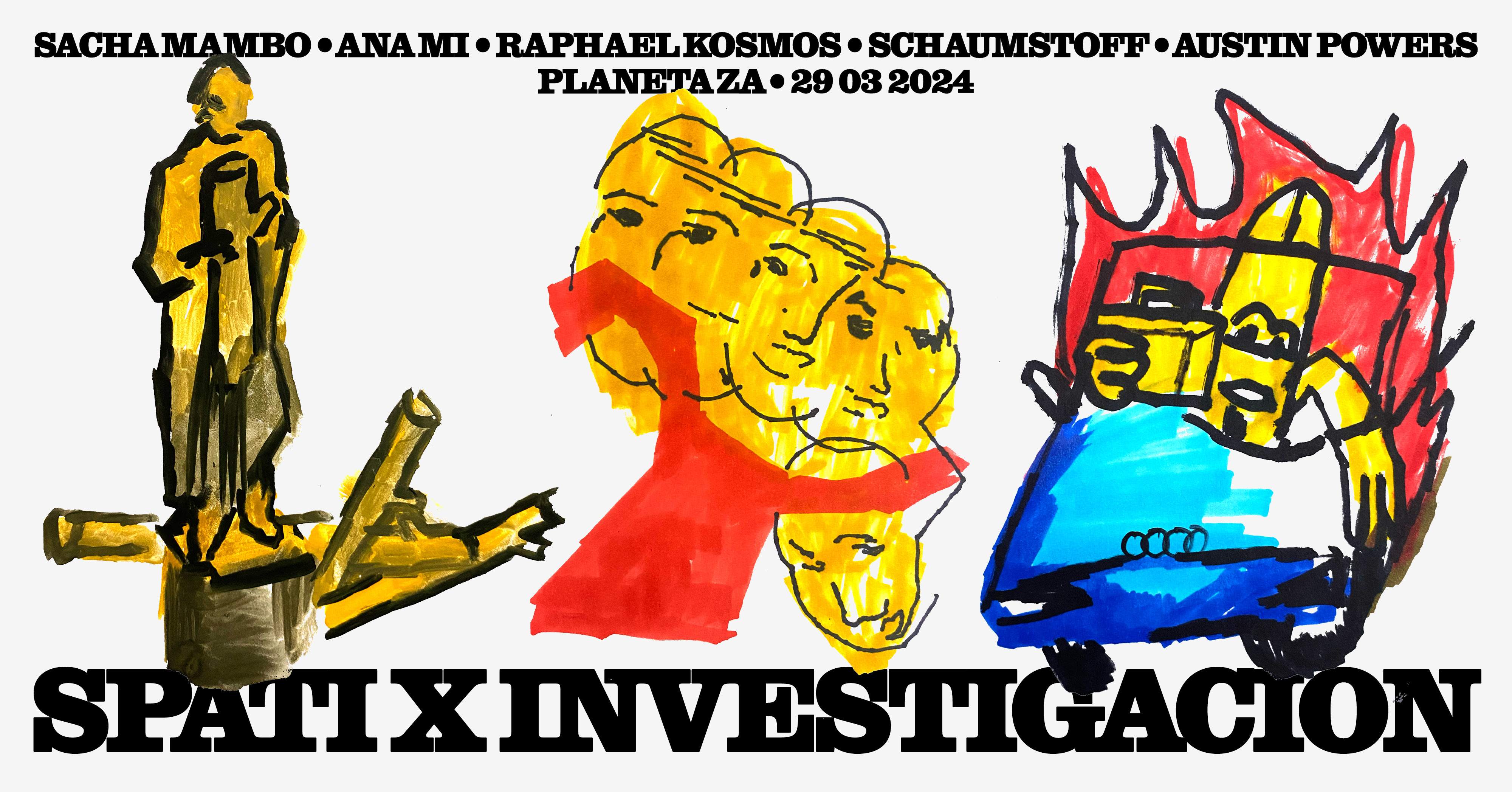 Späti x Investigacion with Sacha Mambo (Macadam Mambo) - フライヤー裏