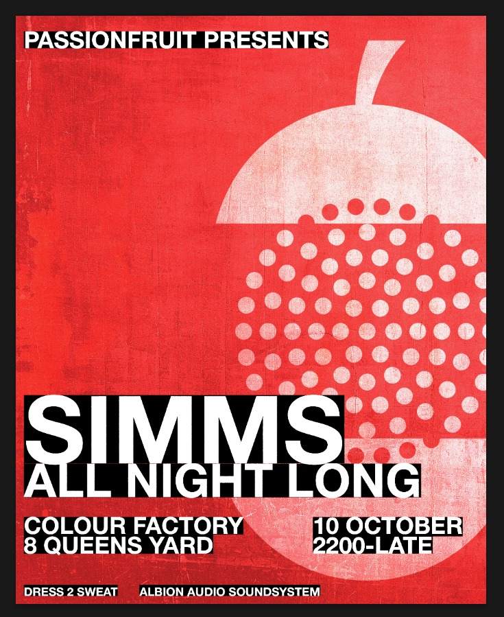 SIMMS - All Night Long - *Room 2* at Colour Factory, London