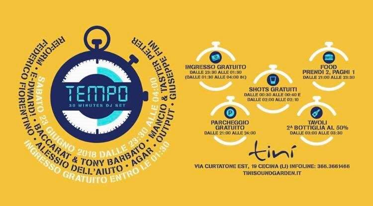 Tinì presents Tempo - 30 Minutes dj set - Página frontal