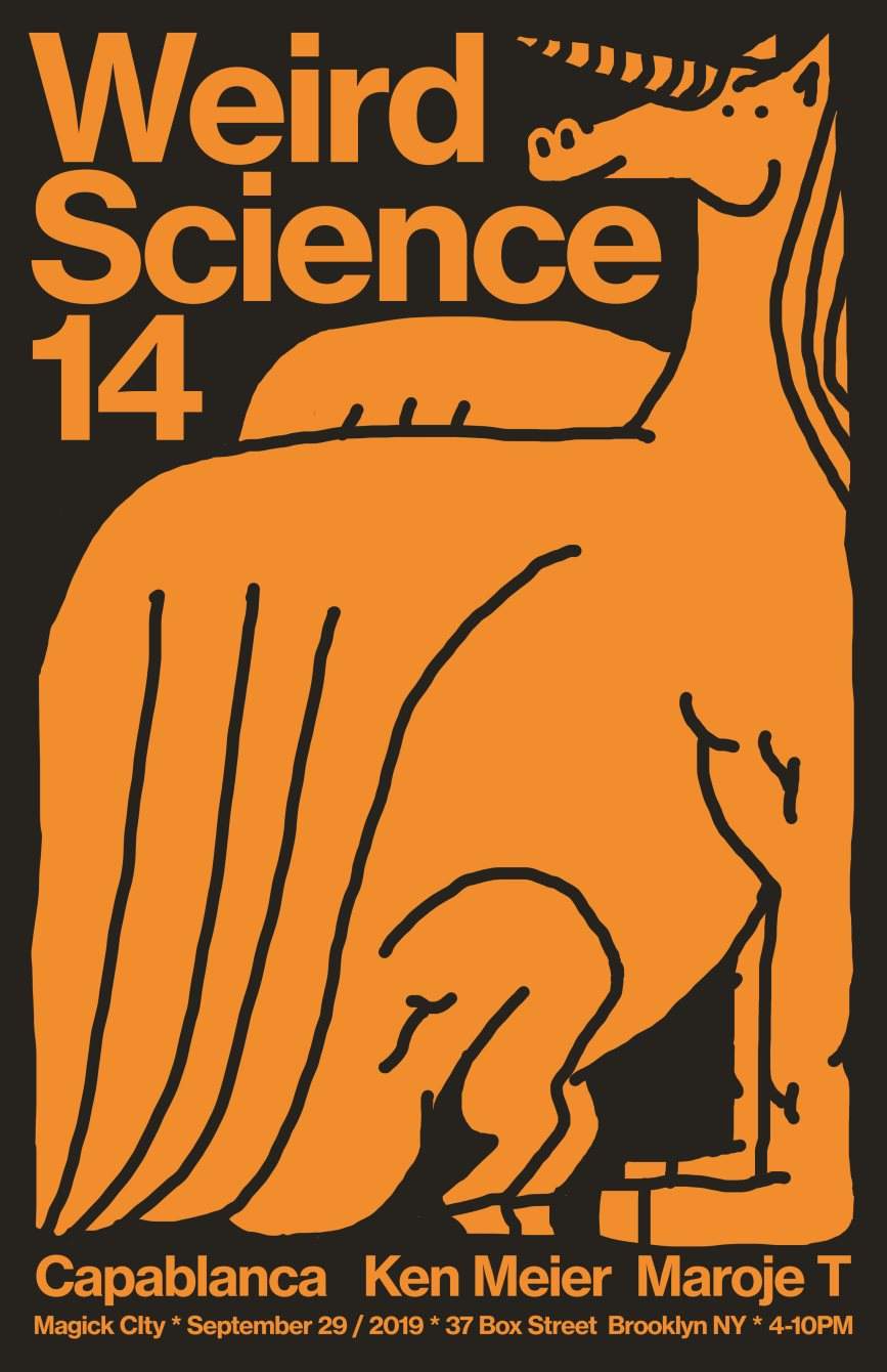 Weird Science n.14 with Capablanca, Ken Meier, Maroje T - フライヤー裏