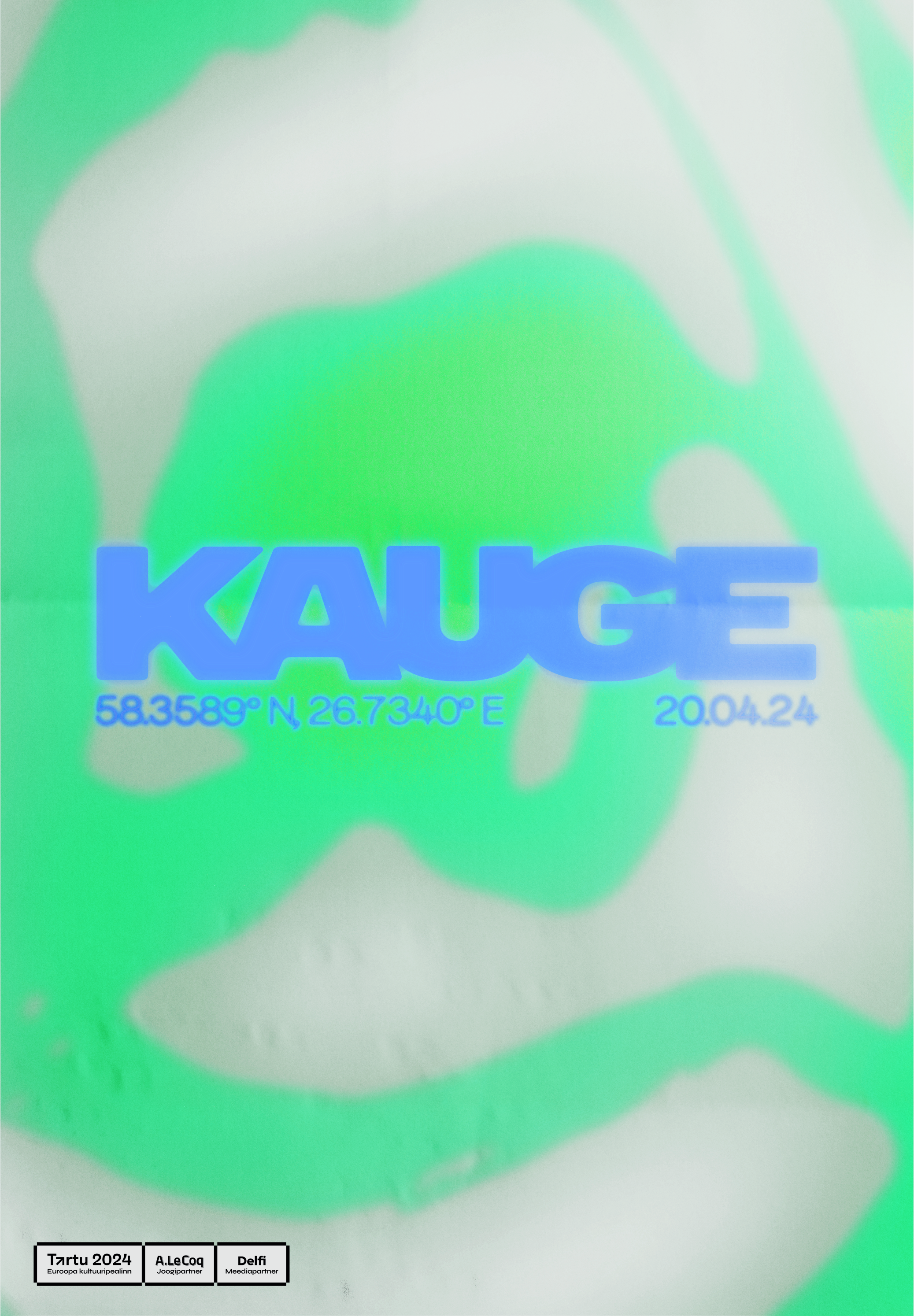 KAUGE x Tartu 2024 - Chlär • Noizar • Zlykh - フライヤー表