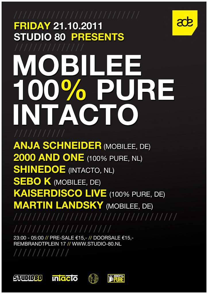 Mobilee & 100% Pure & Intacto - Página frontal