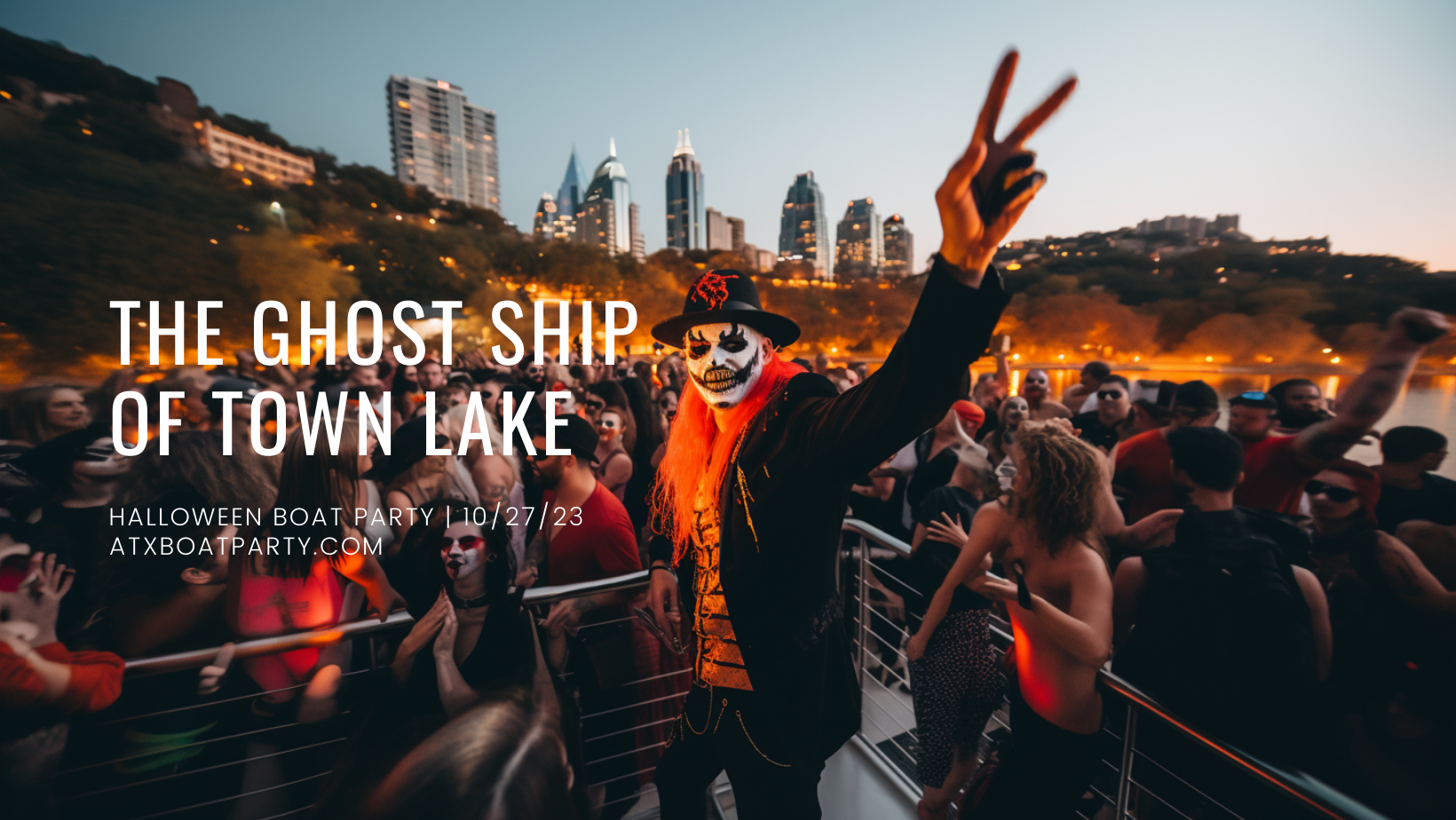 The Ghost Ship of Town Lake - フライヤー表