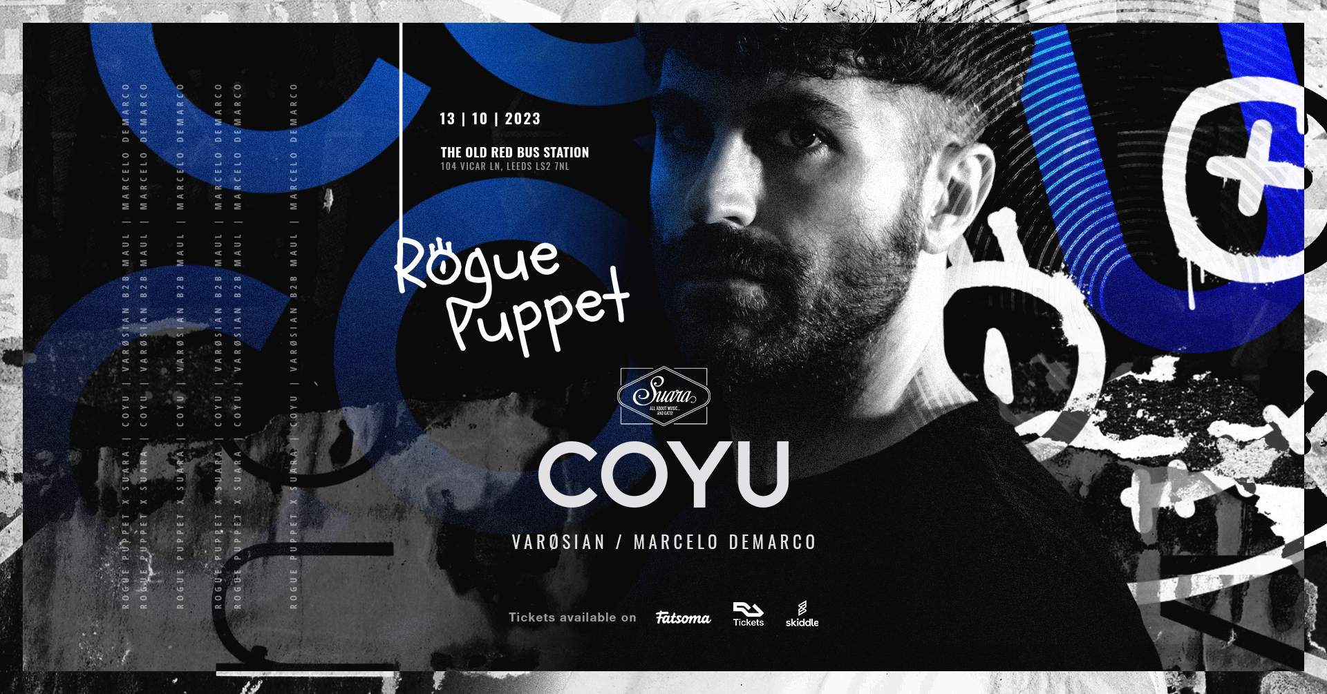 Rogue Puppet - Techno with Coyu at The Old Red Bus Station, Leeds