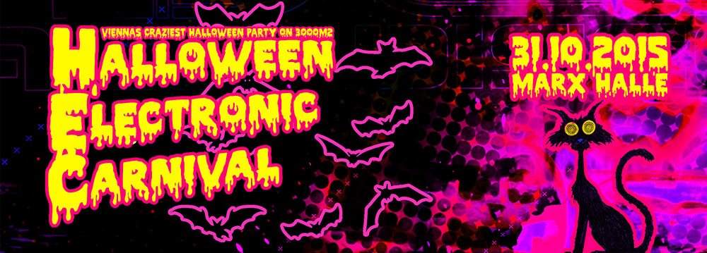 Halloween Electronic Carnival mit Ajja, Liquid Soul, Psysex, Tristate - Página trasera