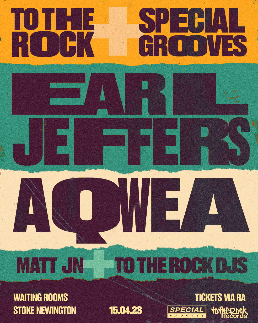 totheRockRecords x Special Grooves: Earl Jeffers, Aqwea - Página frontal