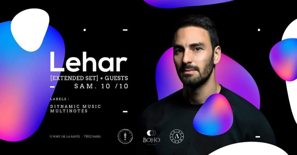 Lehar [Diynamic Music, Multinotes] Extended Set Guests - フライヤー表