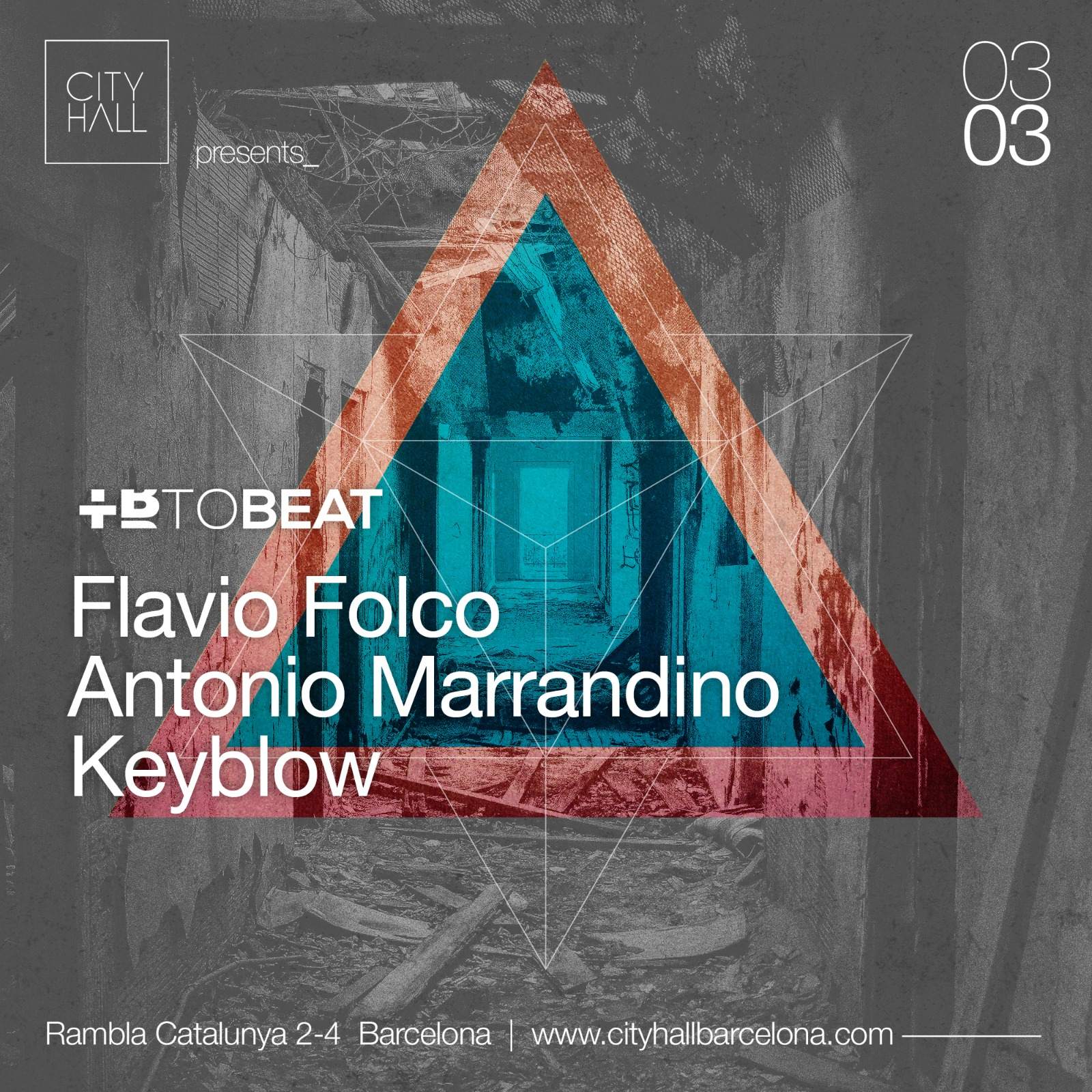 Flavio Folco, Antonio Marrandino & Keyblow - フライヤー表