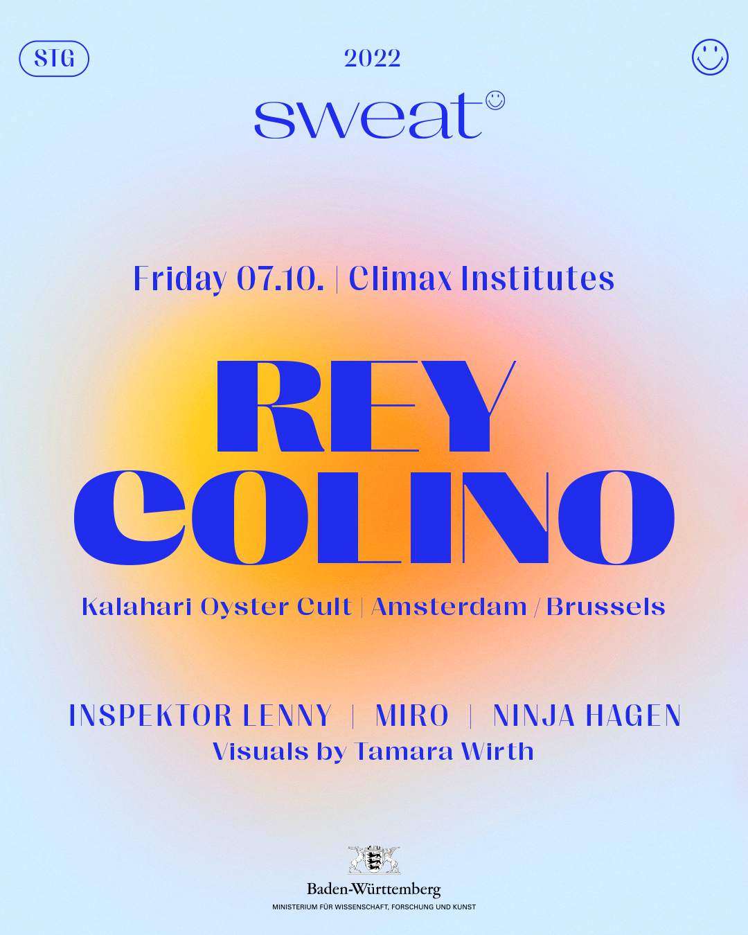 sweat with Rey Colino (Kalahari Oyster Cult) - Página frontal
