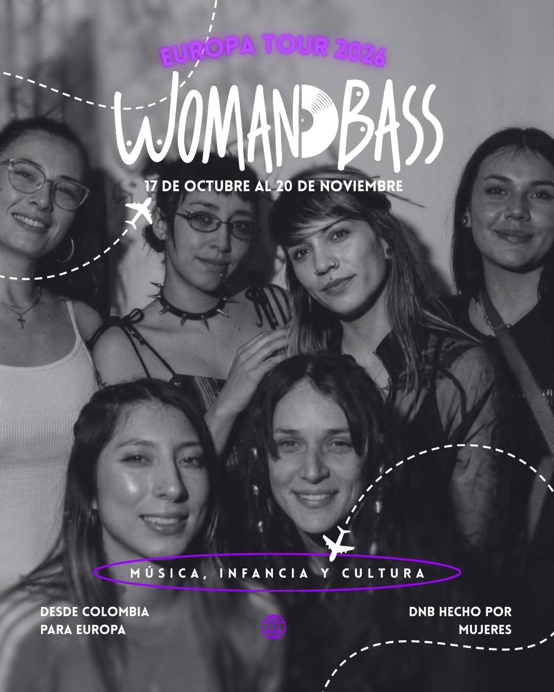 WomandBass Europe Tour at TBA - Europe, South