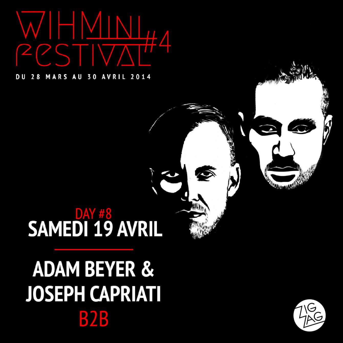 Wihmini Festival #4 - Day 8: Adam Beyer & Joseph Capriati B2B All Night Long - Página frontal