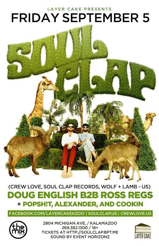 Soul Clap with Doug English b2b Ross Regs, Popsh!t, Alexander, Cookin - Página frontal