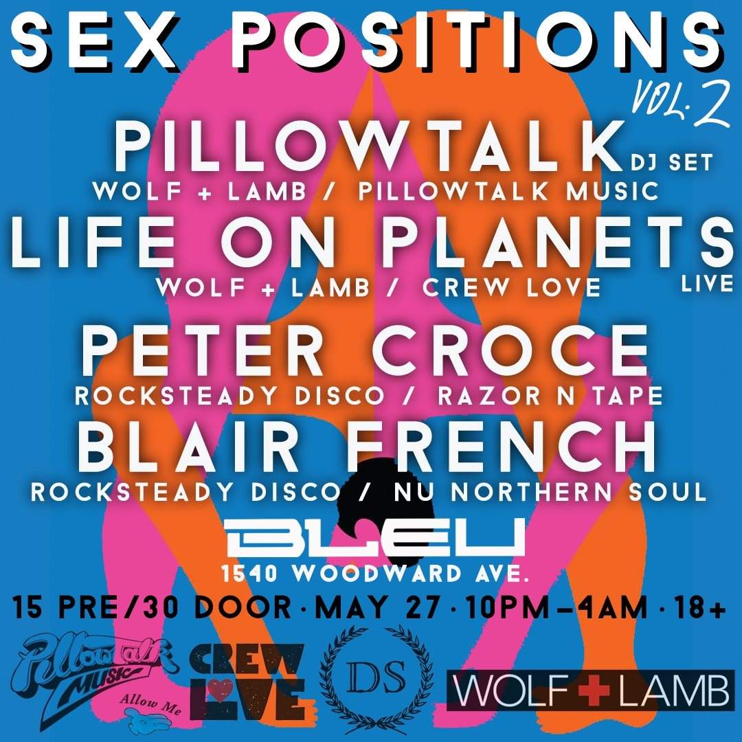 Sex Positions Vol.2 at Bleu, Detroit