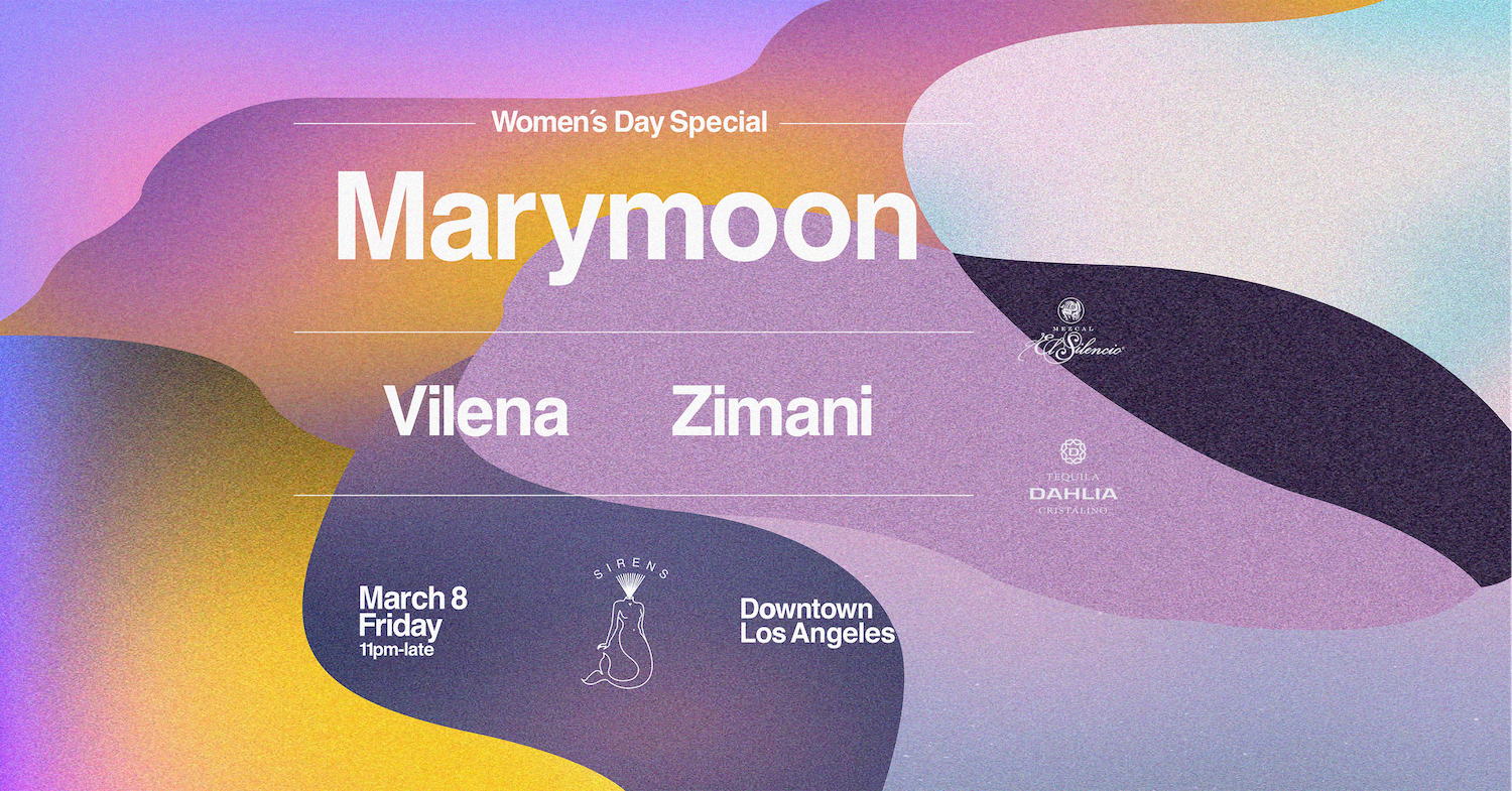 Sirens Women's Day Special: Marymoon, VILENA, Zimani - Página frontal