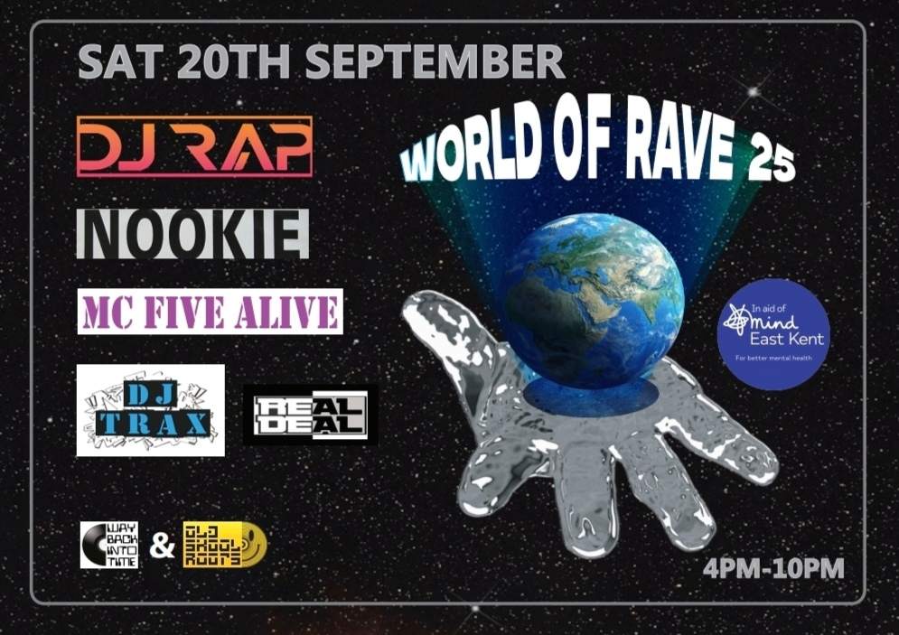 World of Rave 25 at Ramsgate Music Hall, South + East
