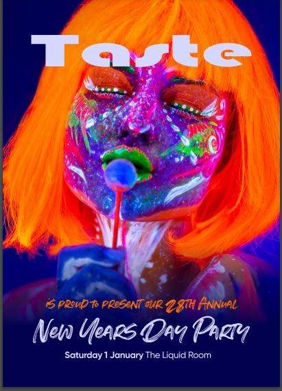 [CANCELLED] - Taste New Years Day Party em The Liquid Room, Edinburgh