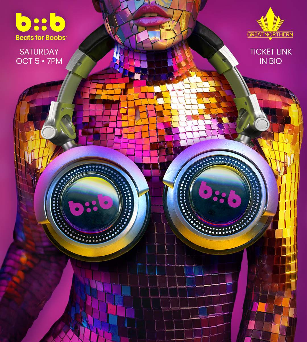lineup boobs Beats for Boobs Reflections of Love: Magic of the Disco a The Great  Northern, San Francisco/Oakland
