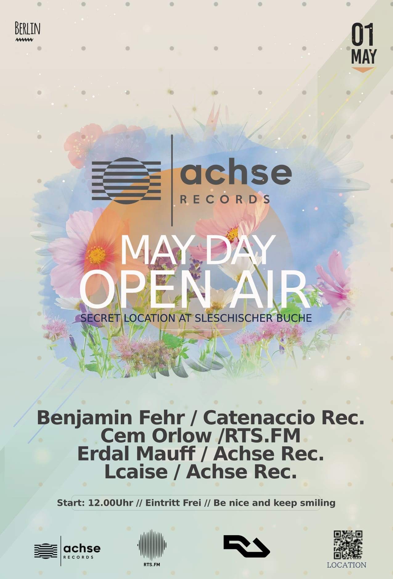 Cancelled: Achse Records May Day Open Air - フライヤー表