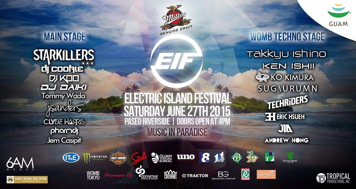 Electric Island Festival - Flyer front