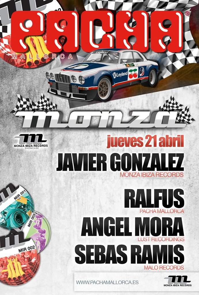 Showcase Monza Ibiza Records - フライヤー表