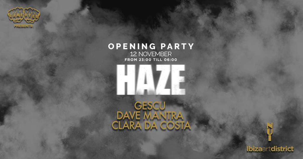 Game Over pres Gescu with HAZE Ibiza - Página frontal