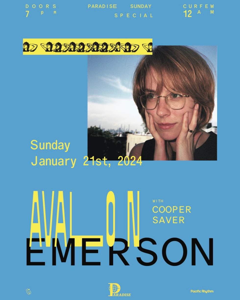 Avalon Emerson ft. Cooper Saver - フライヤー表