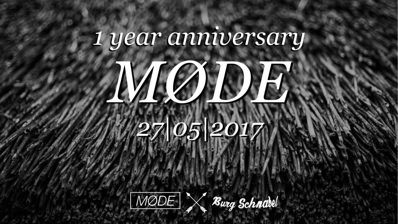 1 Year MØDE - フライヤー表