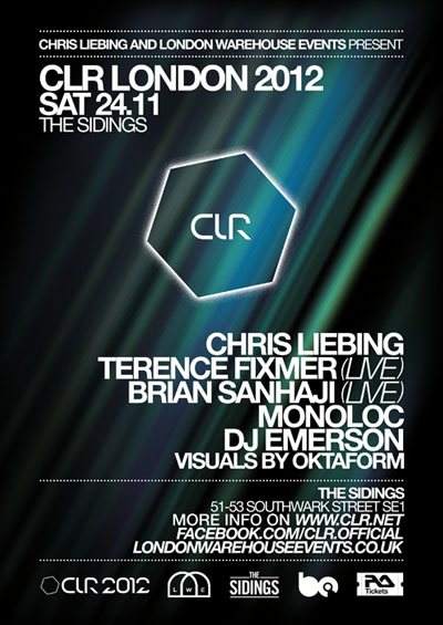 CLR Warehouse Party with Chris Liebing - フライヤー表