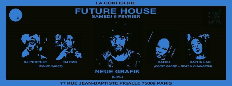 Future House à la Confiserie with Neue Grafik (Live), Point Carré, Beat X Changers - Página frontal